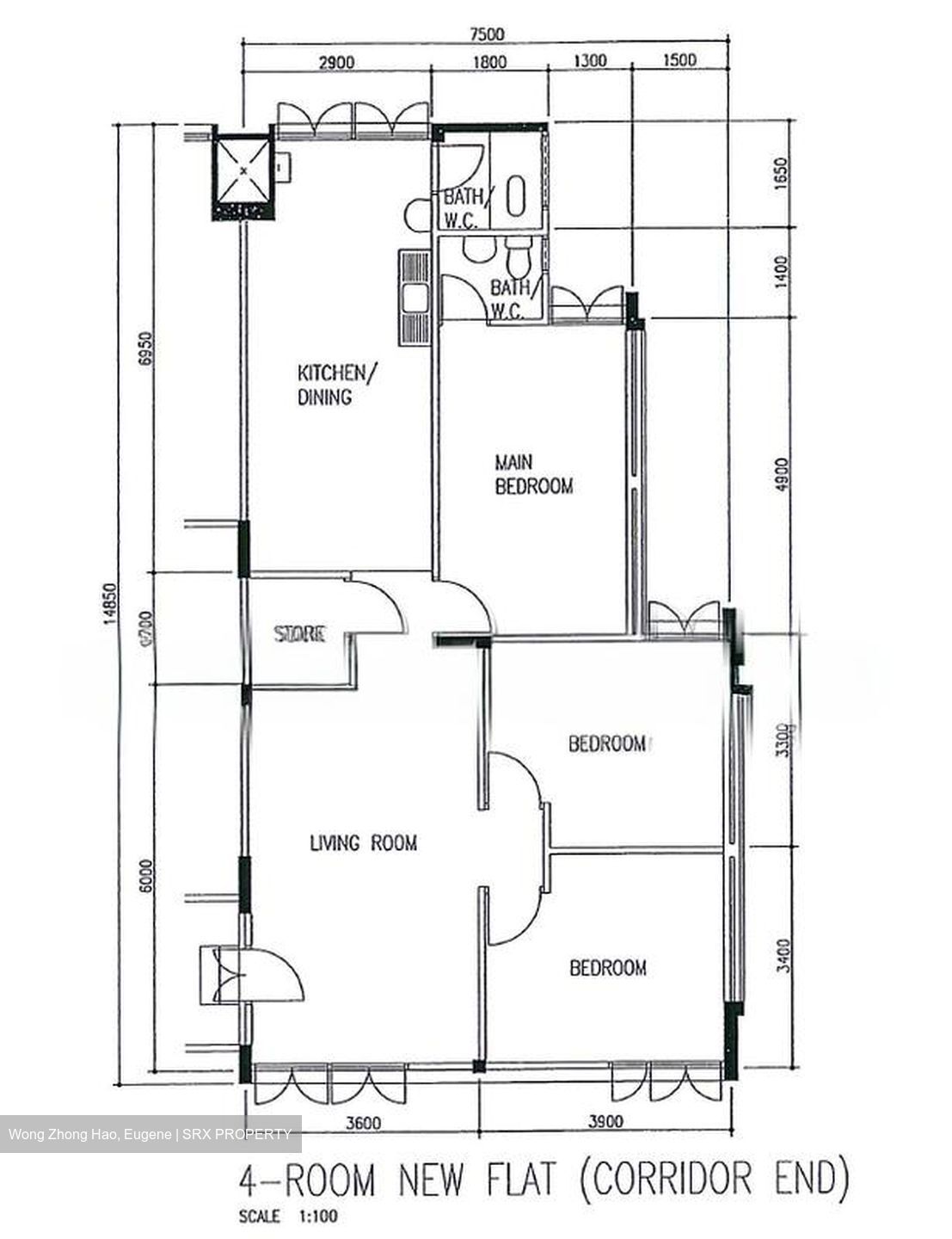 Blk 602 Clementi West Street 1 (Clementi), HDB 4 Rooms #495815591